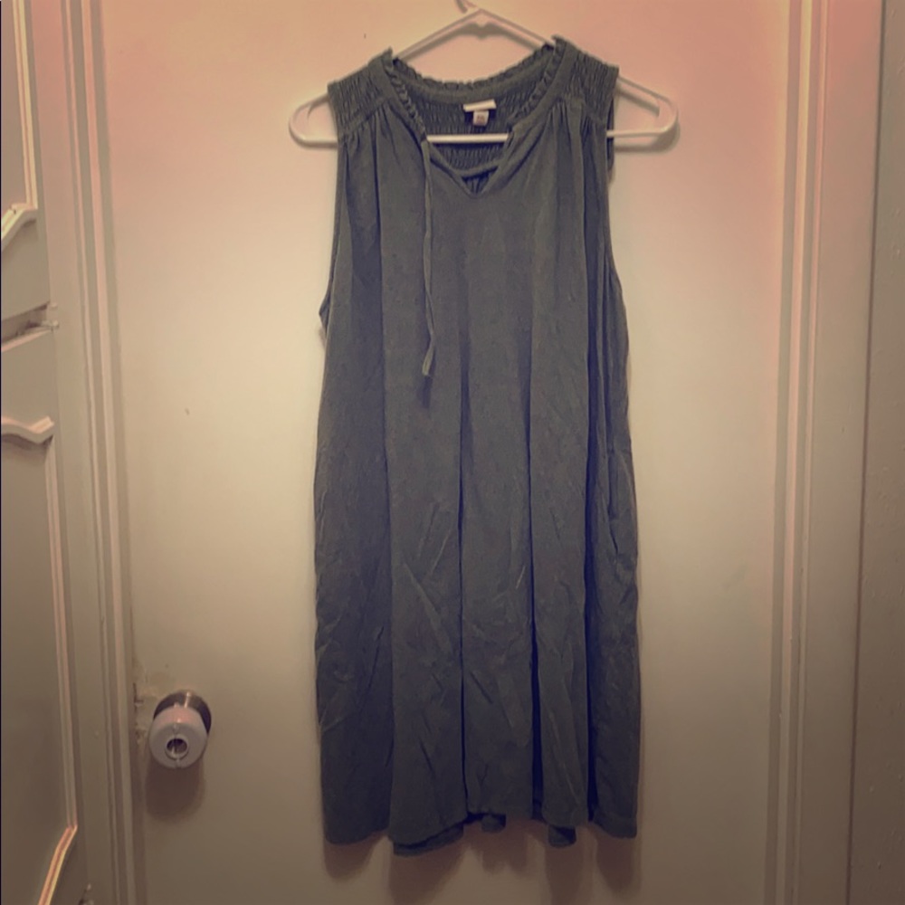 Green Dress with pockets